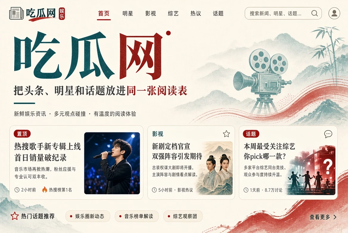 吃瓜网娱乐资讯完整封面