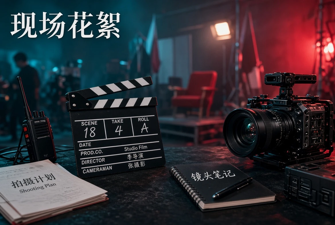 影像制作现场与拍摄方法主题